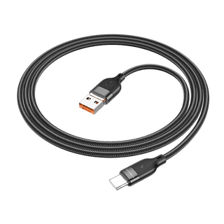 Кабель USB-A/USB-C — USB-C BOROFONE BU45 Happy — чорний